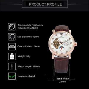 Mens Watches Top Brand Luxury Tourbillon Automatic Watches For Men