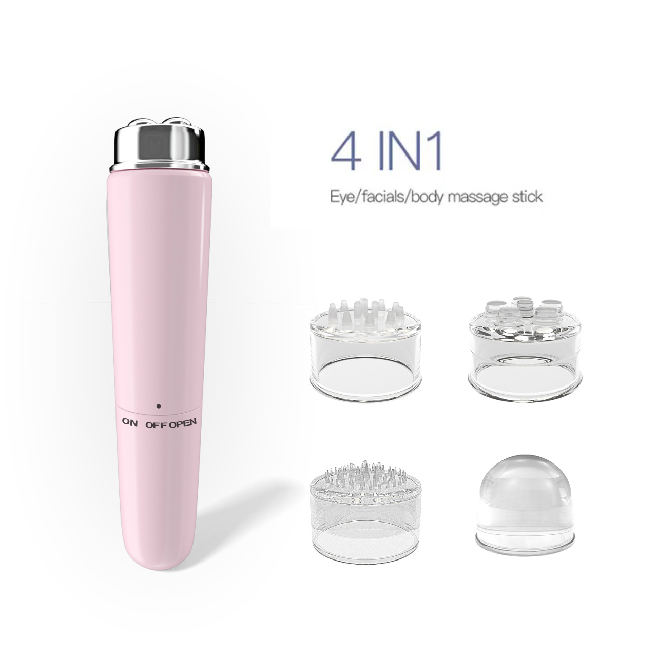 4 In 1 Electric Facial Massager Micro Vibration Eye Beauty Instrument For Relax Eye Dark Circles Eye Bags Puffiness Eye Massage - Image 4