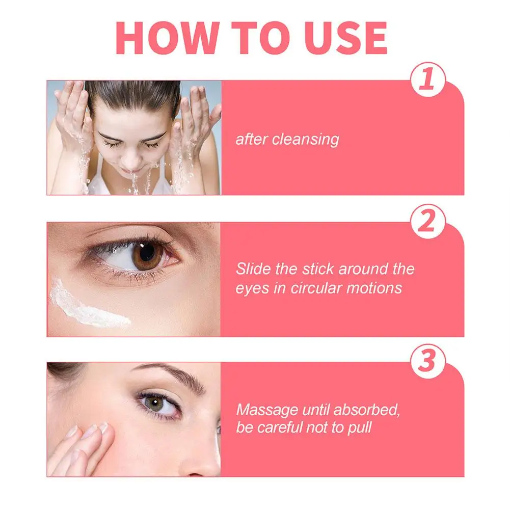 Retinol Eye Cream Lightening Dark Circles Firming Skin Instant Eye Repair Serum Stick for women Women Eyes Care - Image 6
