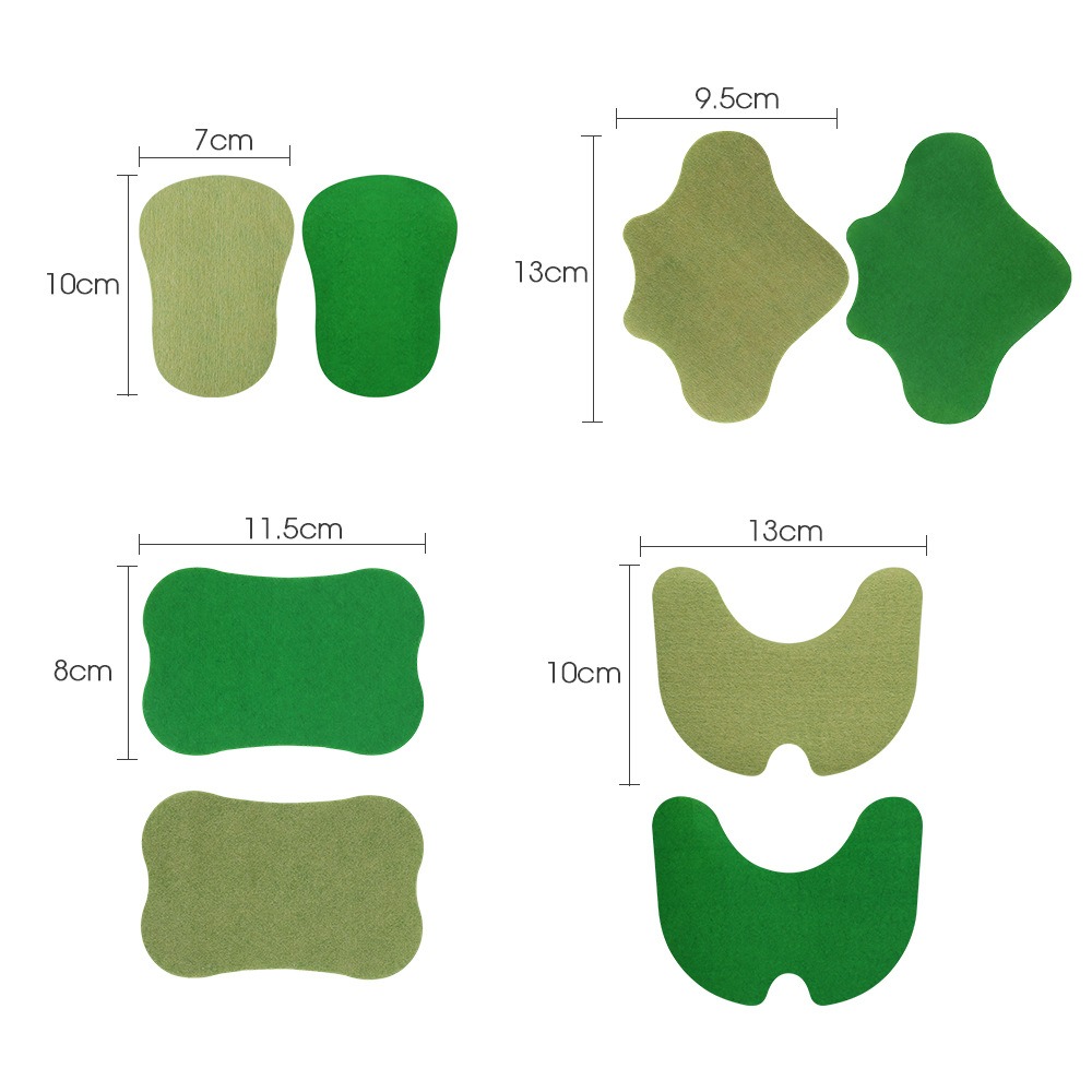 12pieces/Bag Foot Neck Knee Waist Massage Stickers Wormwood Natural Plant Self-heating Relief Joint Ache Pain Cinnamon Ginger - Image 5