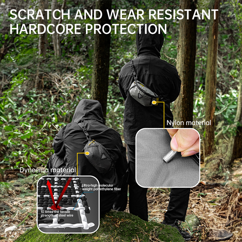 Hikeman waist bag, for outdoor sports, expands backpack, lightweight for travel/hiking.