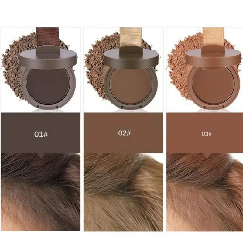 Hairline Shadow Powder Natural Instant Hairline Filling Repair Hair Tool Unisex Hair Fluffy Powder Bald Coverage - Image 3