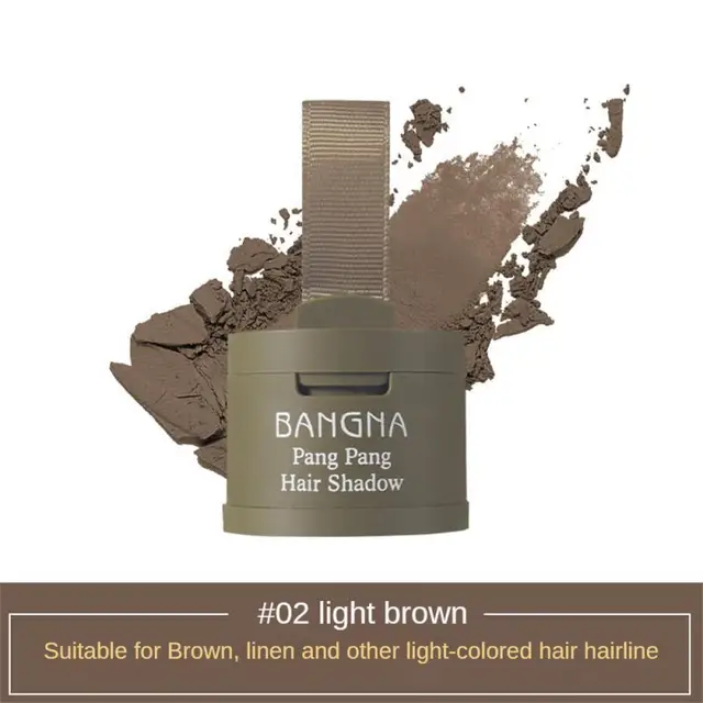 Hairline Shadow Powder Natural Instant Hairline Filling Repair Hair Tool Unisex Hair Fluffy Powder Bald Coverage - Image 8