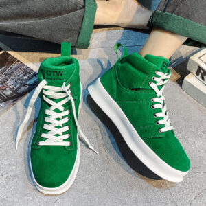 High top suede board shoes Air Force thick sole breathable sports student casual workwear shoes men