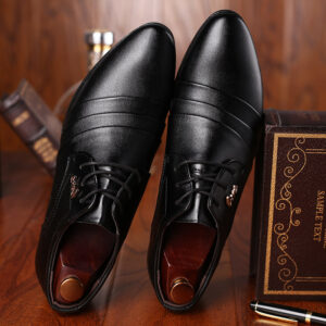 Men's business formal leather shoes, pointed toe shoes, casual shoes, men's wedding shoes