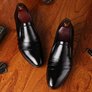 Men's business formal leather shoes, pointed toe shoes, casual shoes, men's wedding shoes