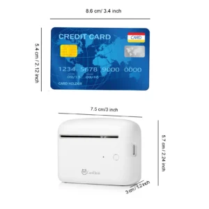 CardJoin CJ01 Draagbare Mini Thermische Multifunctionele Kaartprinter Cardstock Label Bladwijzer Sticker BT 203 dpi
