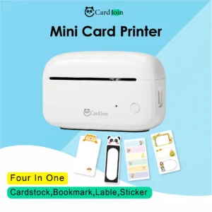 CardJoin CJ02 Draagbare Mini-kaartprinter Cardstock Label Bladwijzer Sticker BT 203 dpi Draagbare thermische printer