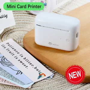 CardJoin CJ01 Draagbare Mini Thermische Multifunctionele Kaartprinter Cardstock Label Bladwijzer Sticker BT 203 dpi