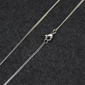 Groothandelsprijs Breedte 1,9/2,3 MM Rvs Side Chain Ketting Fit Hanger Mode Cadeau Sieraden Voor Mannen en Vrouwen 45-60 CM