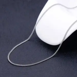 Groothandelsprijs Breedte 1,9/2,3 MM Rvs Side Chain Ketting Fit Hanger Mode Cadeau Sieraden Voor Mannen en Vrouwen 45-60 CM