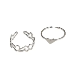 Wijsvingerring Stijlvolle galvaniserende openingsring Dames Damesring Ins Stijl Verstelbare ring Mode-sieraden