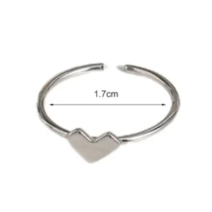 Wijsvingerring Stijlvolle galvaniserende openingsring Dames Damesring Ins Stijl Verstelbare ring Mode-sieraden