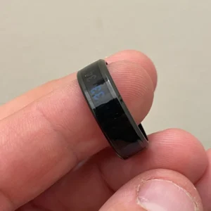 Slimme Roestvrijstalen Multifunctionele Ring Voor Een Paar Stemmingsgevoel Intelligente Temperatuurgevoelige Ringen Waterdichte Sieraden