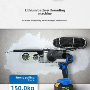 Professional Cordless Electric Threading Machine for Electricians Lithium-powered Wire Insertion Tool