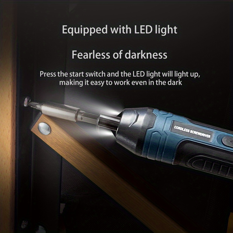 3.6V lithium cordless screwdriver Cordless Electric Screwdriver Set Power Screwdriver 4 torque setting