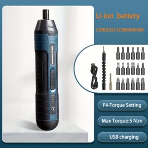 3.6V lithium cordless screwdriver Cordless Electric Screwdriver Set Power Screwdriver 4 torque setting