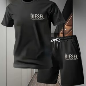 Breathable and Sweat-Absorbent Two-Pack! Men's Printed Short Sleeve T-Shirts - Summer Casual Trendy Style, Perfect for Commuting or Sports