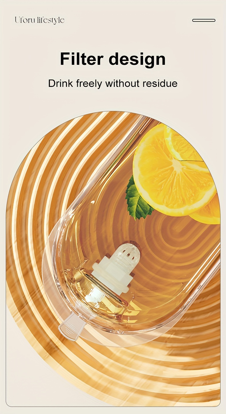 UFORU Large Capacity Cold Water Bottle with Faucet - Food-Grade Plastic, Leak-Proof Design, Transparent Lid for Easy Visibility - Perfect for Summer Beverages, Refrigerator Essential, Summer Beverage Container | Sleek Design | Durable Plastic