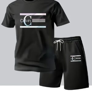 Breathable and Sweat-Absorbent Two-Pack! Men's Printed Short Sleeve T-Shirts - Summer Casual Trendy Style, Perfect for Commuting or Sports