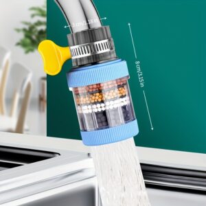 Musurjoy Kitchen Faucet Water Filter - Removes Chlorine, Fluoride & Heavy Metals, Ideal for Home Kitchen & Bathroom Use, Perfect Gift for Labor Day & Mother'S Day, Faucet Mount Filter, Best for Christmas