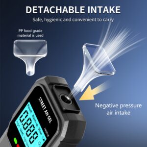 New Model High-Precision Portable Breathalyzer with 8-Core Sensor & Voice Alerts - Instant BAC Results, Digital LCD Display, Compact Alcohol Tester for Drivers, Car, Travel, Home Safety (AAA Battery Powered), Travel Safety Gadget, Professionalgrade Device, Durable Plastic Casing