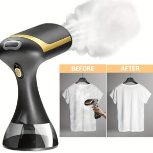 1500W Portable Garment Steamer - 230V, European Plug, Plastic, Wrinkle Removal for Clothes, Compact Design for Home & Travel Use, Wrinkleremover | Sleek Iron | Durable Plastic Body, Wrinkles