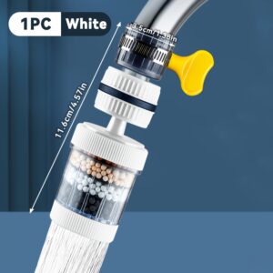 Musurjoy Kitchen Faucet Water Filter - Removes Chlorine, Fluoride & Heavy Metals, Ideal for Home Kitchen & Bathroom Use, Perfect Gift for Labor Day & Mother'S Day, Faucet Mount Filter, Best for Christmas