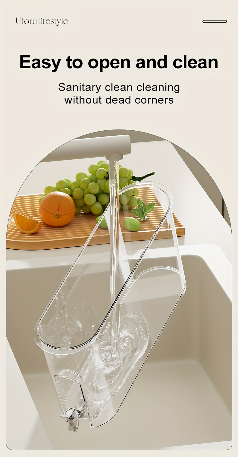 UFORU Large Capacity Cold Water Bottle with Faucet - Food-Grade Plastic, Leak-Proof Design, Transparent Lid for Easy Visibility - Perfect for Summer Beverages, Refrigerator Essential, Summer Beverage Container | Sleek Design | Durable Plastic