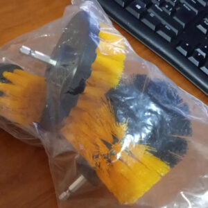 All-Purpose Drill Brush Attachment Set of 3 | Drill Brush Attachment Set | Brush Attachment for Power Drill | Drill Brush Attachment | Powered Carpet Cleaning Brushes for Car | for Tub Shower Tile, Bathroom, Kitchen Surface | Without Battery