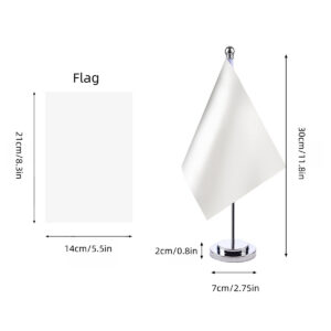 1pc, Germany National Table Flag, 14*21cm(5*8in), Black / White / Golden / Silvery Plastic Base, One-side Print, True Color, for Party, Activities, Business, Bar, School, Office, Sports Events, Festival, Patriotism, Decoration