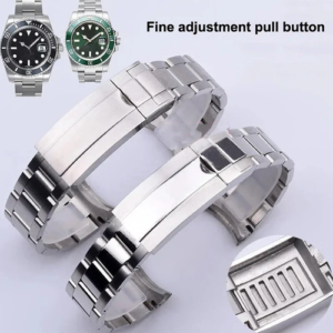 Watch Band For Rolex SUBMARINER DAYTONA Fine-Tuning Pull Button Clasp