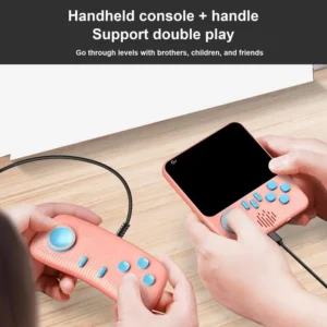Pocket Game Machine Macaroon Design Game Console Leuk Plug & Play Videogames Compact Pocket Game Draagbaar entertainment
