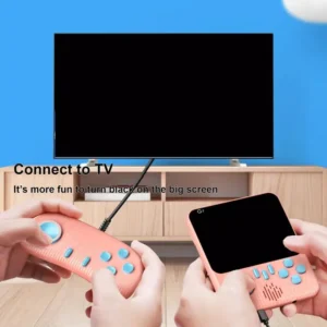 Pocket Game Machine Macaroon Design Game Console Leuk Plug & Play Videogames Compact Pocket Game Draagbaar entertainment