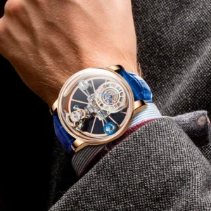 Jacob & Co Pindu Design Heren Horloges Diamant Tourbilliontop Merk Luxe Astronomia Quartz Horloge Mannen Astronomia Solar Montre Homme