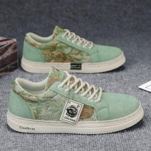 Trendy and versatile sports and leisure board shoes men's linen shoes