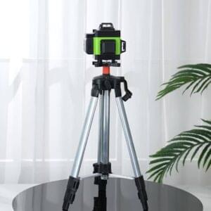 Lixada Multifunctional 4D 16 Line Laser Level 3° Self-Leveling Machine USB Rechargeable Lithium Battery Leveling Tool With Vertical Horizontal Tilt Line All-round Ground Wall Sticker Line Optional Alloy Extension Bar Tripod Stand For House Renovation