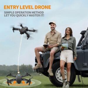 E88 Dual-Camera Drone - Supports Wi-Fi, App Control, Suitable for Outdoor Use, Ideal for Beginners with Altitude Hold, USB Charging, Long Battery Life - Perfect Gift - Dual-Camera, Foldable Remote-Controlled Quadcopter with Altitude Hold, Remote Control Toy, Budget-Friendly Drone for Indoor And Outdoor Use, Holiday Gift.
