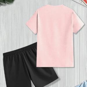 Men'S Diesel Graphic T-Shirt & Black Drawstring Shorts Set - "Because Electric Cars Can't Roll Cool" Print, Casual Summer Outdoor Wear, Modern Street Style, Comfortable Polyester Blend, Everyday Tshirt | Bold Print Tee | Stretchy Fabric